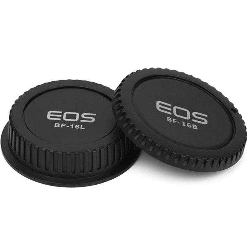 Pixel Lens Rear Cap + Camera Body Cap Combo for Canon 1D 5D 7D 10d 50D 60D 1000D 550D,etc EOS & EF EF-S Lens - Image 1